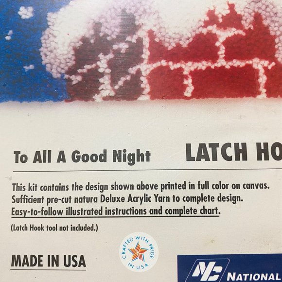 Santa Latch Hook Rug Kit - 18" x 24" - NIB - Picture 3 of 5